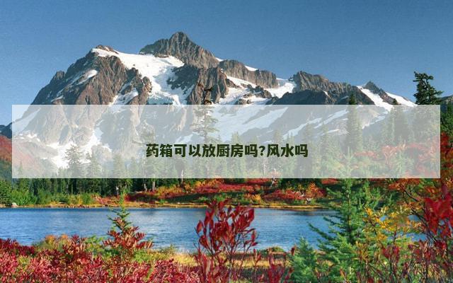 药箱可以放厨房吗?风水吗