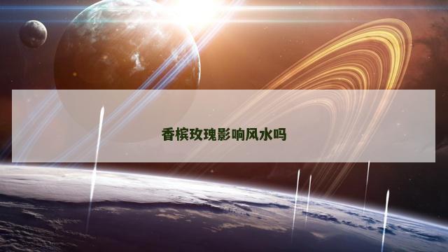 香槟玫瑰影响风水吗