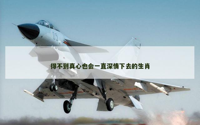 得不到真心也会一直深情下去的生肖