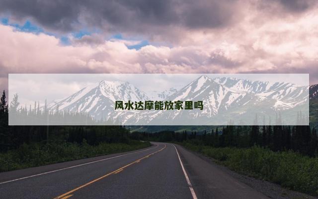 风水达摩能放家里吗