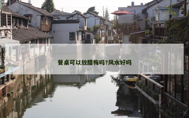 餐桌可以放腊梅吗?风水好吗