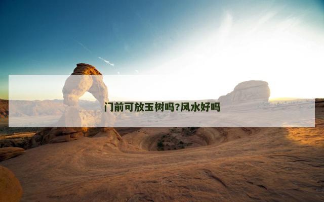 门前可放玉树吗?风水好吗