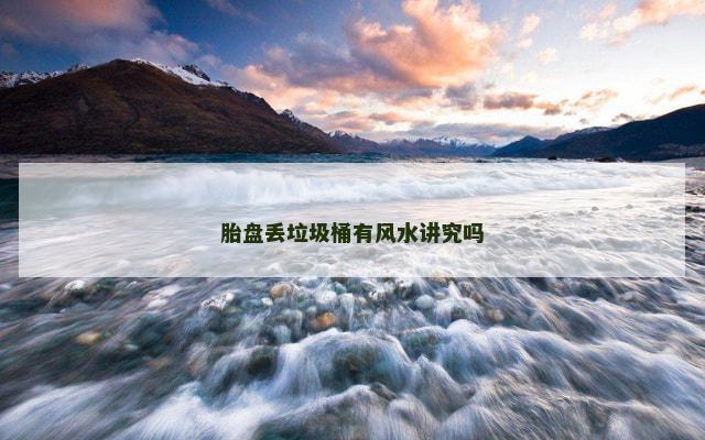 胎盘丢垃圾桶有风水讲究吗