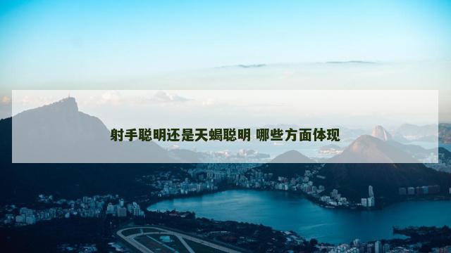 射手聪明还是天蝎聪明 哪些方面体现