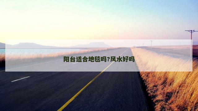 阳台适合地毯吗?风水好吗