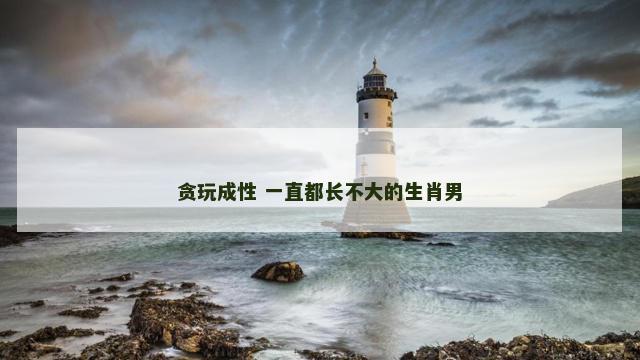 贪玩成性 一直都长不大的生肖男
