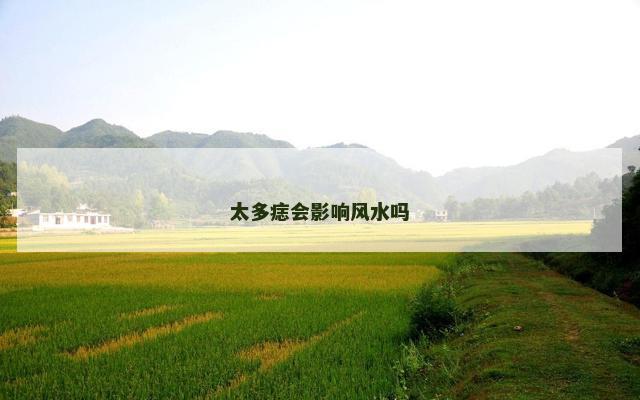 太多痣会影响风水吗