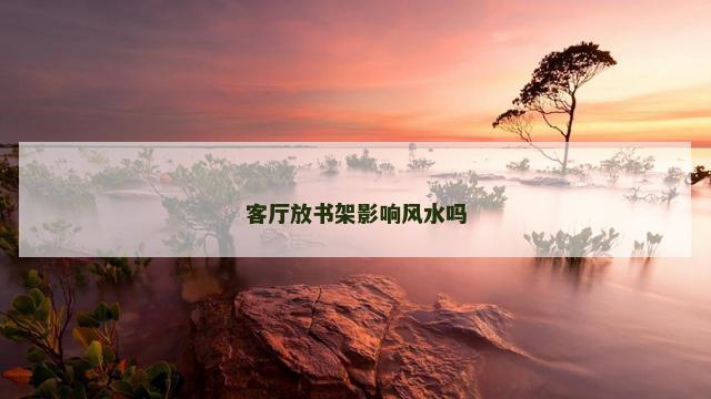 客厅放书架影响风水吗