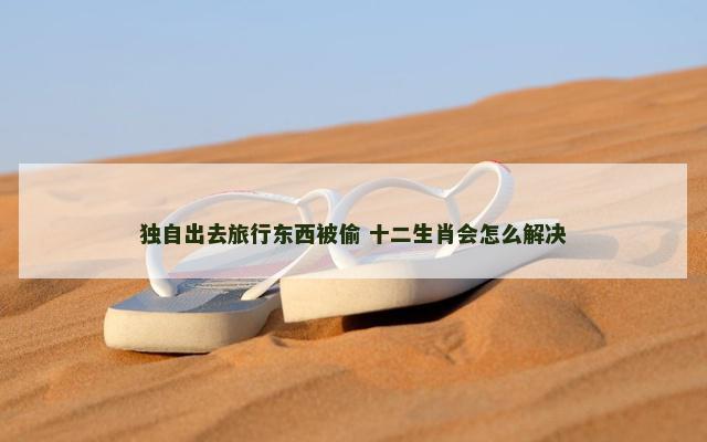 独自出去旅行东西被偷 十二生肖会怎么解决