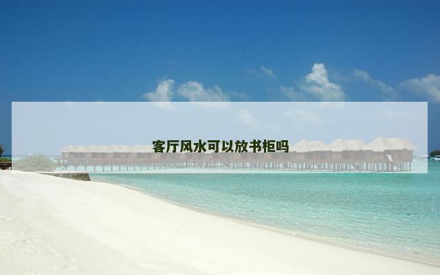 客厅风水可以放书柜吗