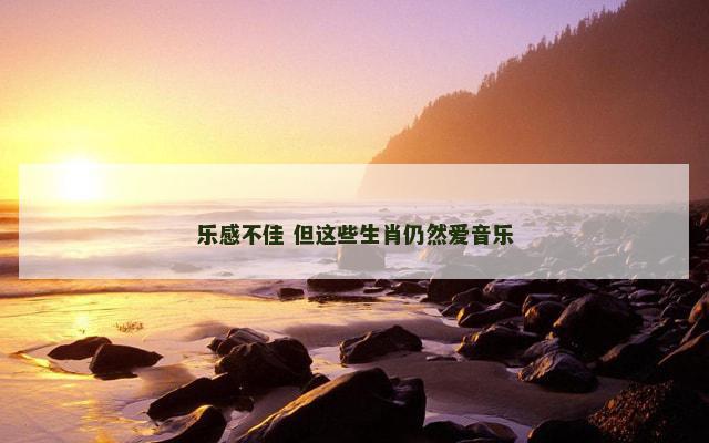 乐感不佳 但这些生肖仍然爱音乐