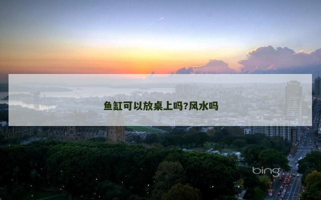 鱼缸可以放桌上吗?风水吗
