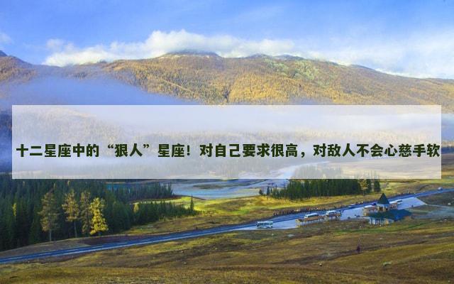 十二星座中的“狠人”星座！对自己要求很高，对敌人不会心慈手软