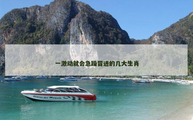 一激动就会急躁冒进的几大生肖