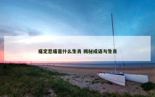 痛定思痛是什么生肖 揭秘成语与生肖