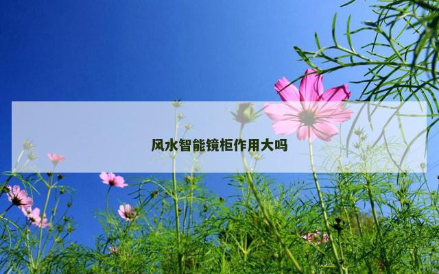 风水智能镜柜作用大吗