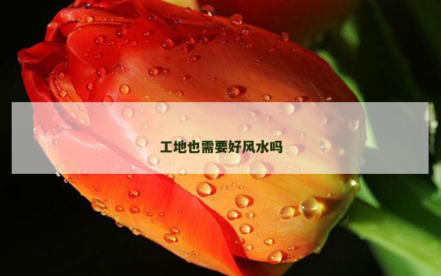 工地也需要好风水吗