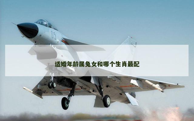适婚年龄属兔女和哪个生肖最配