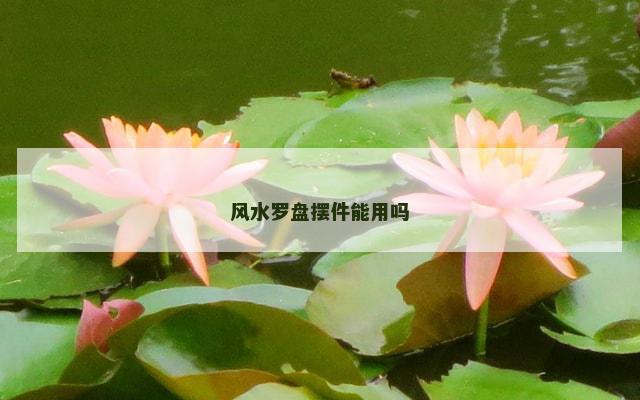 风水罗盘摆件能用吗