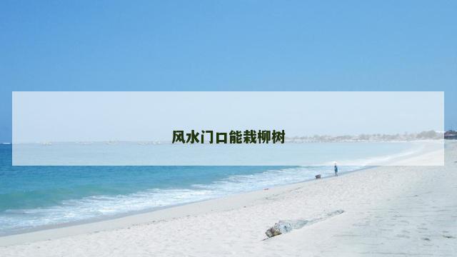 风水门口能栽柳树
