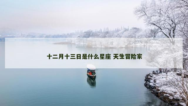 十二月十三日是什么星座 天生冒险家