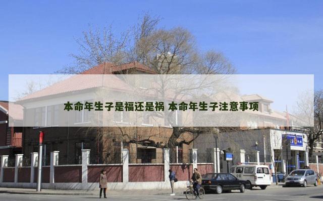 本命年生子是福还是祸 本命年生子注意事项