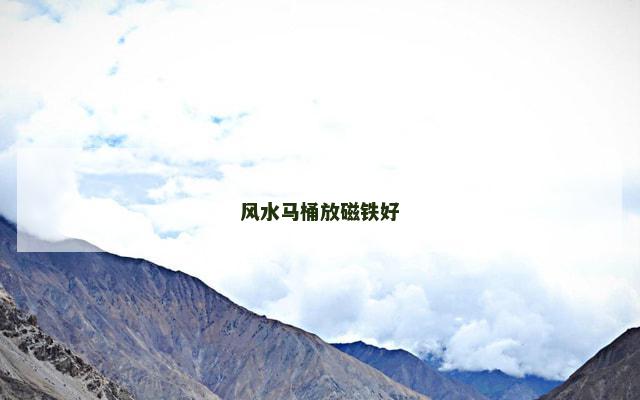 风水马桶放磁铁好