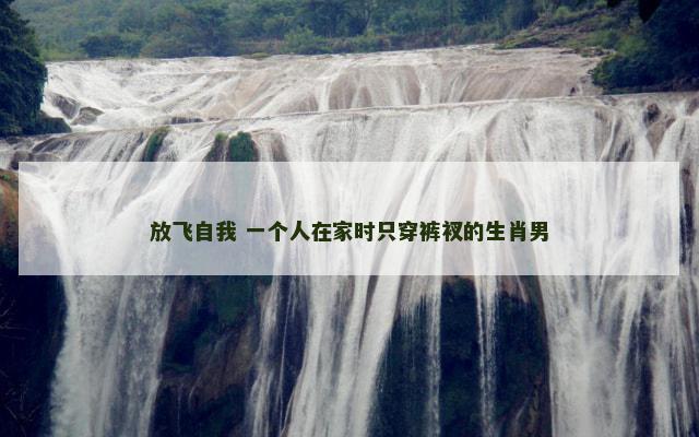 放飞自我 一个人在家时只穿裤衩的生肖男