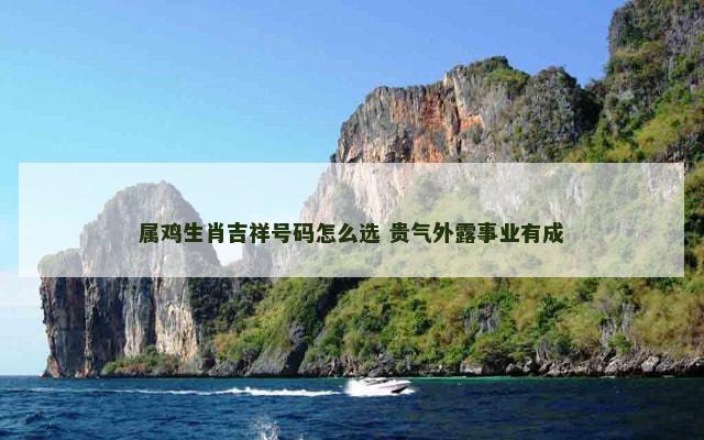 属鸡生肖吉祥号码怎么选 贵气外露事业有成