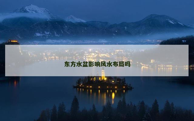 东方水盆影响风水布局吗
