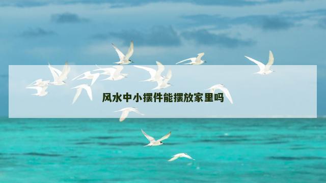 风水中小摆件能摆放家里吗