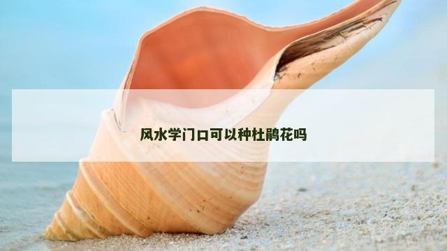 风水学门口可以种杜鹃花吗