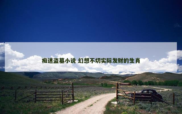 痴迷盗墓小说 幻想不切实际发财的生肖