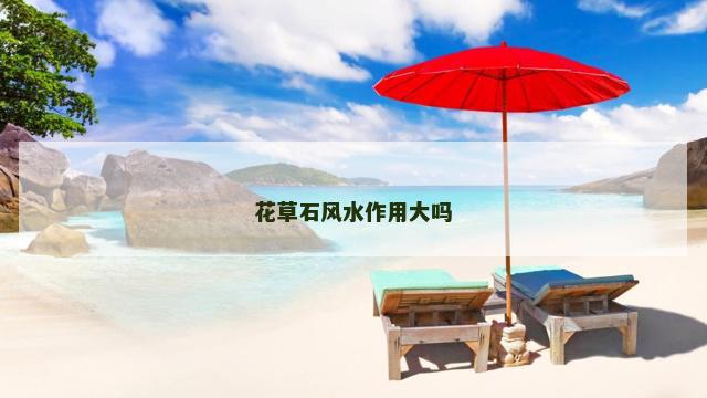 花草石风水作用大吗