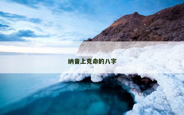 纳音上克命的八字