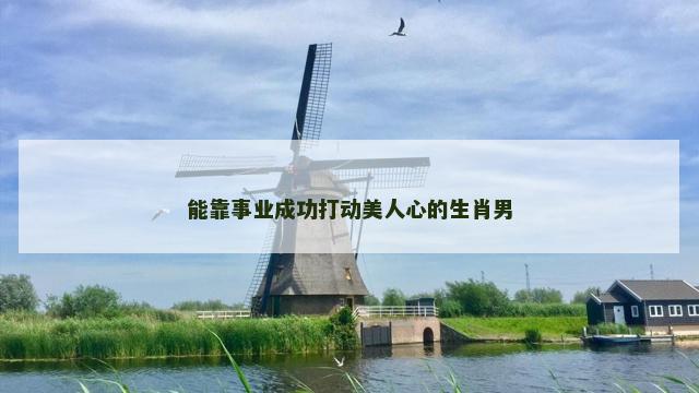 能靠事业成功打动美人心的生肖男