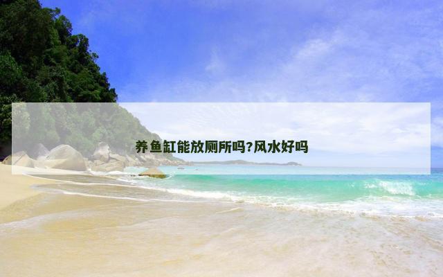 养鱼缸能放厕所吗?风水好吗