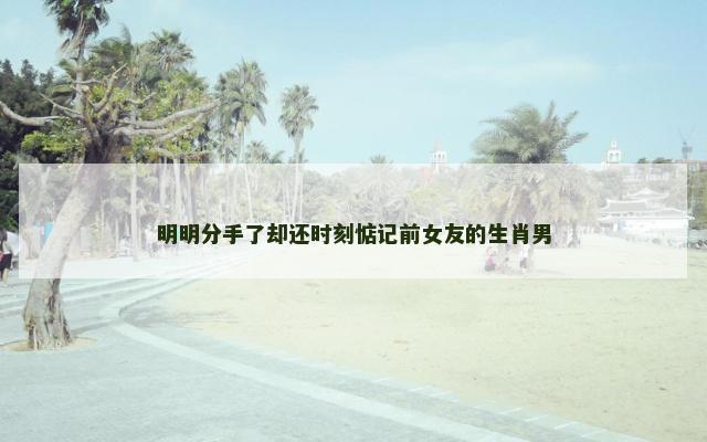 明明分手了却还时刻惦记前女友的生肖男