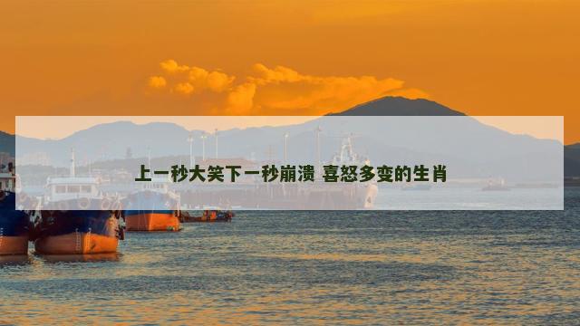 上一秒大笑下一秒崩溃 喜怒多变的生肖