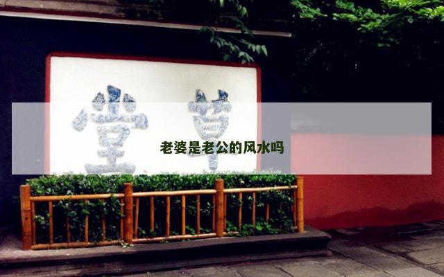 老婆是老公的风水吗