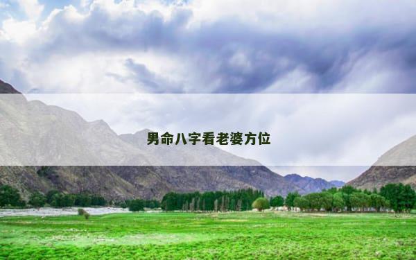男命八字看老婆方位