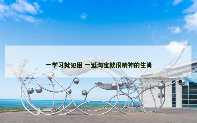 一学习就犯困 一逛淘宝就很精神的生肖