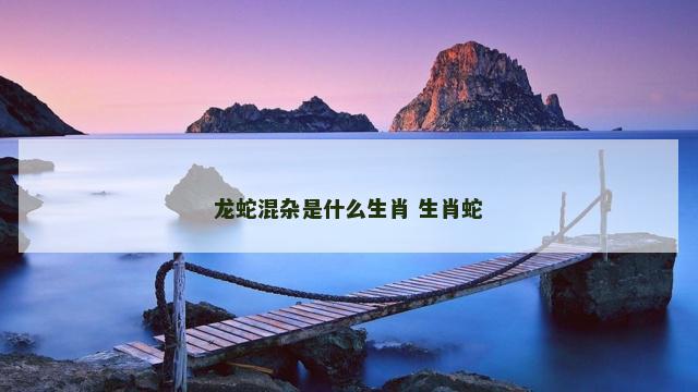 龙蛇混杂是什么生肖 生肖蛇