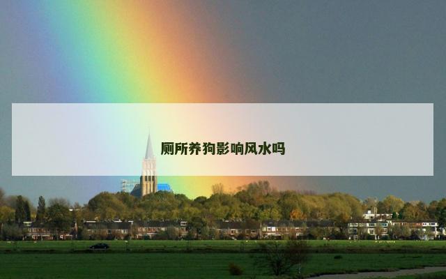 厕所养狗影响风水吗