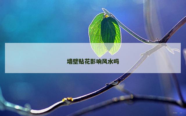 墙壁贴花影响风水吗