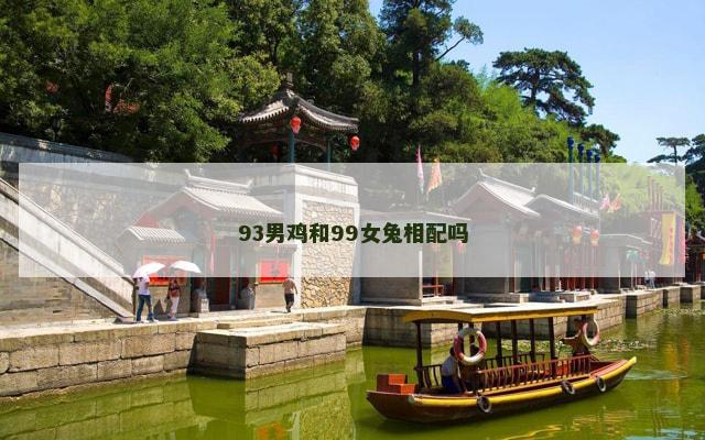 93男鸡和99女兔相配吗