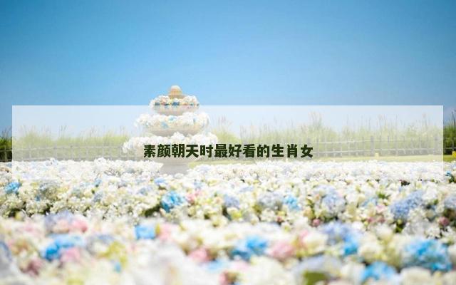 素颜朝天时最好看的生肖女