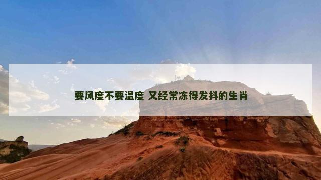 要风度不要温度 又经常冻得发抖的生肖