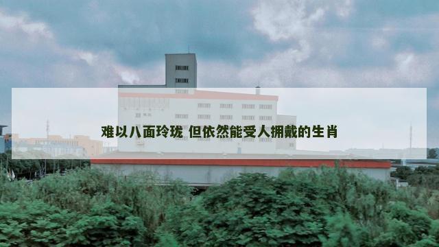 难以八面玲珑 但依然能受人拥戴的生肖