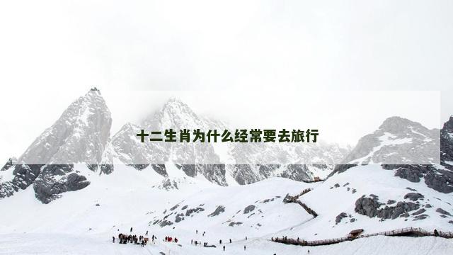 十二生肖为什么经常要去旅行